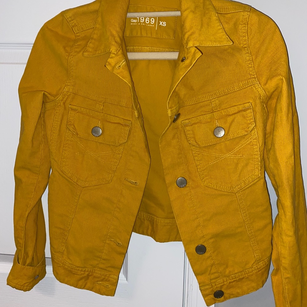 Vintage gap mustard denim jacket